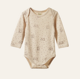 Nature Baby Long Sleeve Bodysuit Bramble Burrow Print