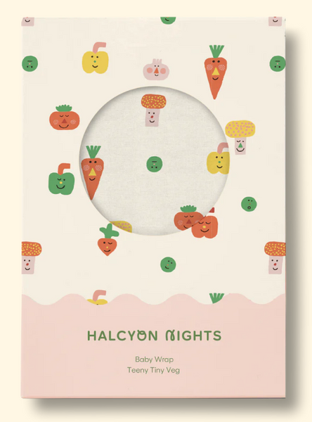 Halcyon Nights Wrap - Teeny Tiny Veg Baby Wrap