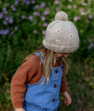 Acorn Daisy Beanie Oatmeal