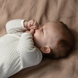 Nature Baby Kimono Stretch and grow Terry Nettle Pinstripe