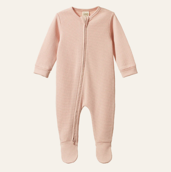 Nature Baby Dreamlands Suit Waffle Rose Dust