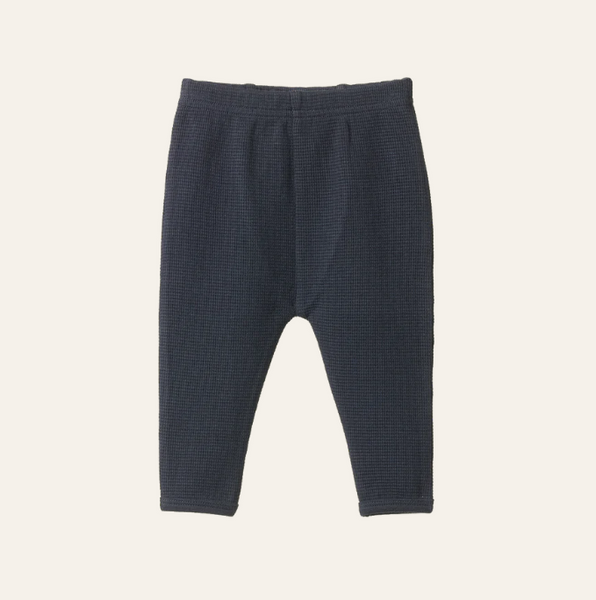 Nature Baby Selby Waffle Pants Navy