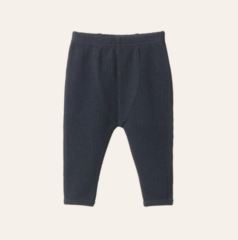 Nature Baby Selby Waffle Pants Navy