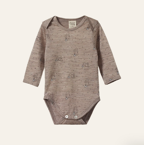 Nature Baby Mer Ess L/S Bodysuit Bramble Burrow