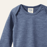 Nature Baby Mer Ess L/S Bodysuit Vintage Indigo Marl