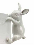 Terracotta Clayworks White Rabbit Pot Hanger
