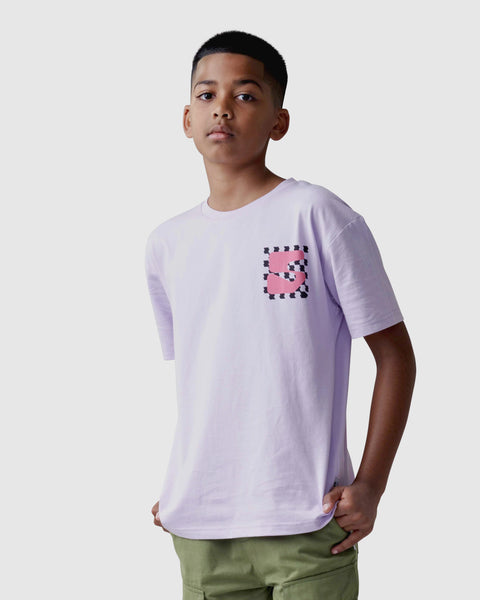 Sherif Check It Tee Lilac