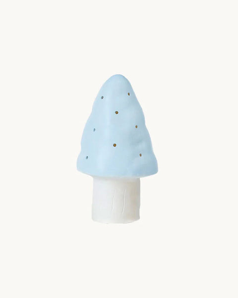 Heico Mushroom Night Light Lamp - Small - Light Blue