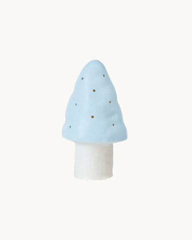Heico Mushroom Night Light Lamp - Small - Light Blue