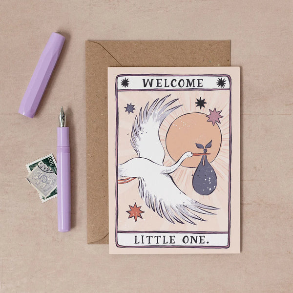 Sister Paper Co Stork New Baby Card