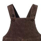 Nature Baby Teddy Overalls - Pinecone