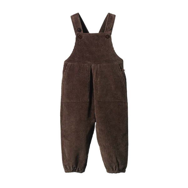 Nature Baby Teddy Overalls - Pinecone