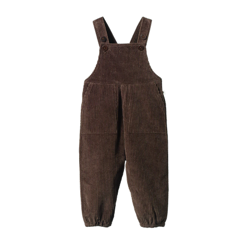 Nature Baby Teddy Overalls - Pinecone