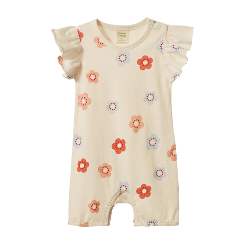 Nature Baby - Tilly Suit - Flora Stamp