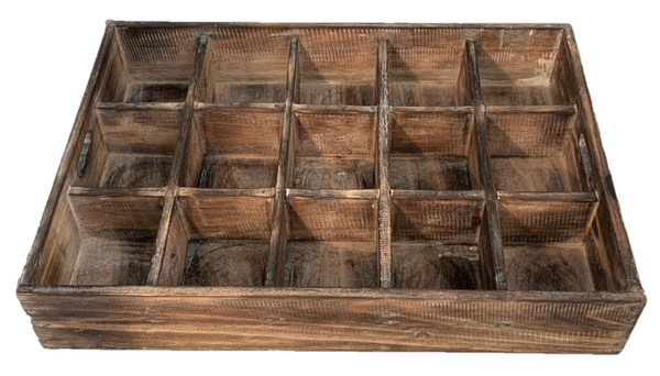 Papoose Wooden 15 Hole Storage Tray