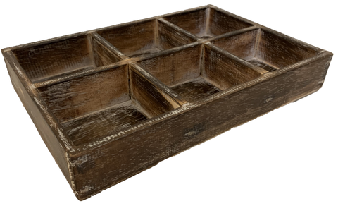 Papoose Wooden Six Hole Storage Tray