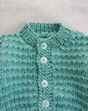 Knitted by Nana Cardigan Teal