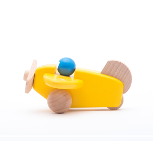Bajo Plane with Pilot - Yellow  ** BACK IN STOCK MARCH 2024 **