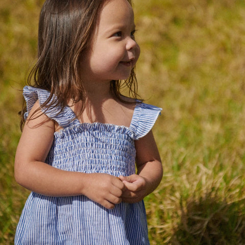 Nature Baby Gala Dress Cotton Linen
