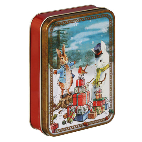 Peter Rabbit Christmas Biscuit Tin Small