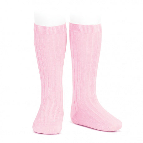 Condor Knee Hi Ribbed Sock (#500 Rosa/Pink)
