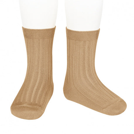Condor Ankle Ribbed Sock (#326 Camel)