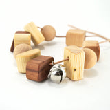 Drei Blatter Natural Wood Pram String