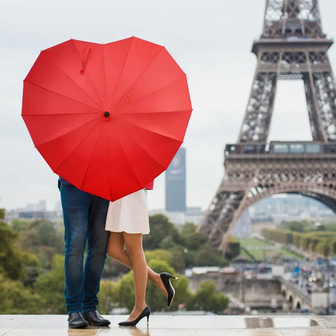 Legami Umbrella - Red Heart