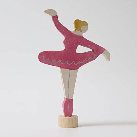Grimm's Ballerina Ruby Red Wooden Decoration