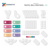 Connetix Tiles - Pastel Ball Run Pack 106 Piece