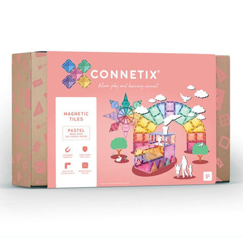 Connetix Tiles - Pastel  Mega Pack 202 Piece