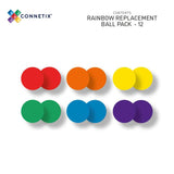 Connetix Tiles - Rainbow Ball Pack 12 piece