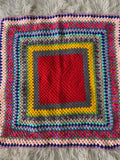 Knitted by Nana Crochet Blanket Multi Coloured