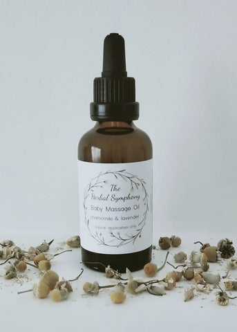 The Herbal Symphony Baby Massage Oil 50ml - Chamomile and Lavender