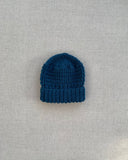 Knitted by Nana Cuff Beanie Coastal Blue