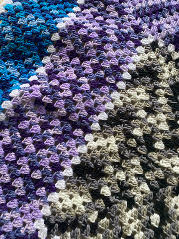 Knitted by Nana Crochet Blanket Blues