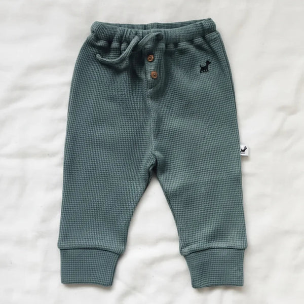 Murphy & Co. Adjustable Fit Waffle Pants - Sage