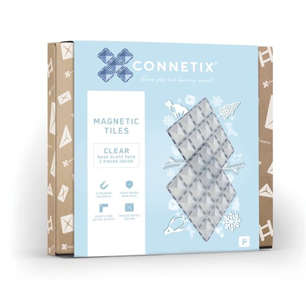 Connetix Tiles - Clear Base Plate Pack