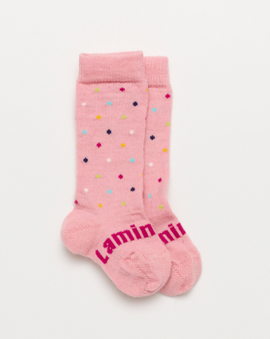 Lamington Baby Merino Knee Hi Socks - Hundreds and Thousands