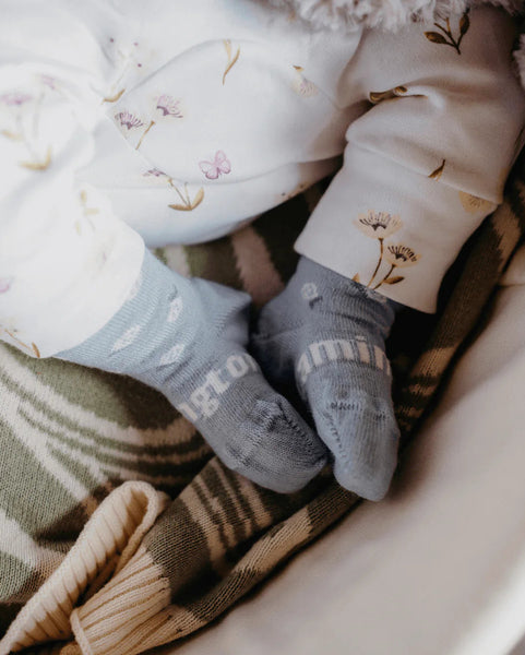 Lamington Baby Merino Crew Socks - Tahnee
