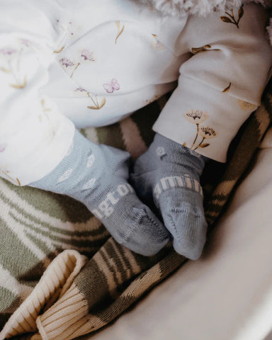 Lamington Baby Merino Crew Socks - Tahnee