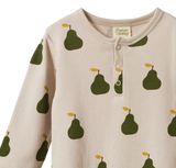 Nature Baby Henley Pyjama Suit Grande Pear