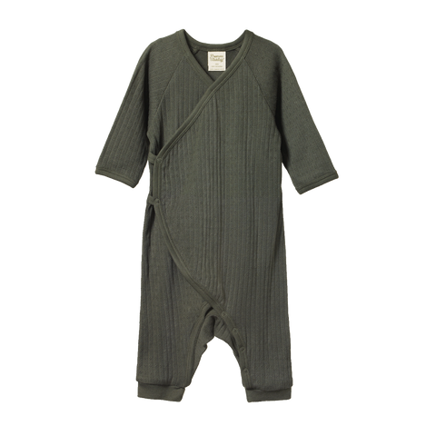 Nature Baby Kimono Pointelle Stretch N Grow Thyme