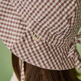 Nature Baby Gingham Sun Hat Twilight Check