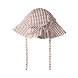 Nature Baby Gingham Sun Hat Twilight Check