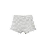 Nature Baby Boxer Short Grey Marle Stripe