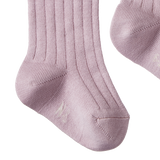 Nature Baby Organic Cotton Rib Socks Lilac