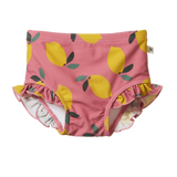 Nature Baby Ruffle Swim Shorts Lemmony Rose Print
