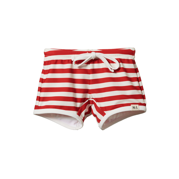 Nature Baby Splash Shorts Red Sea Stripe