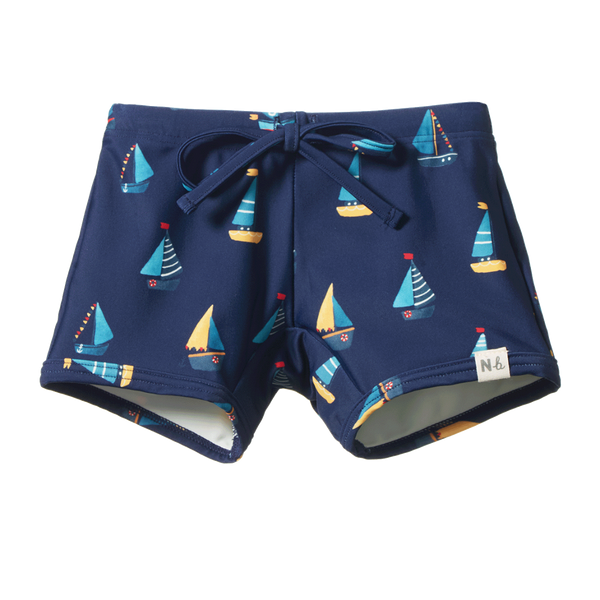 Nature Baby Splash Shorts Regatta Navy Print